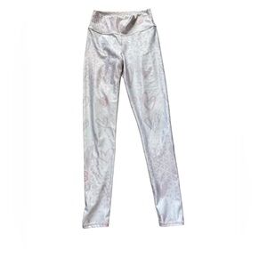 Befine activewear leggings geometric heart print one size made in Colombia